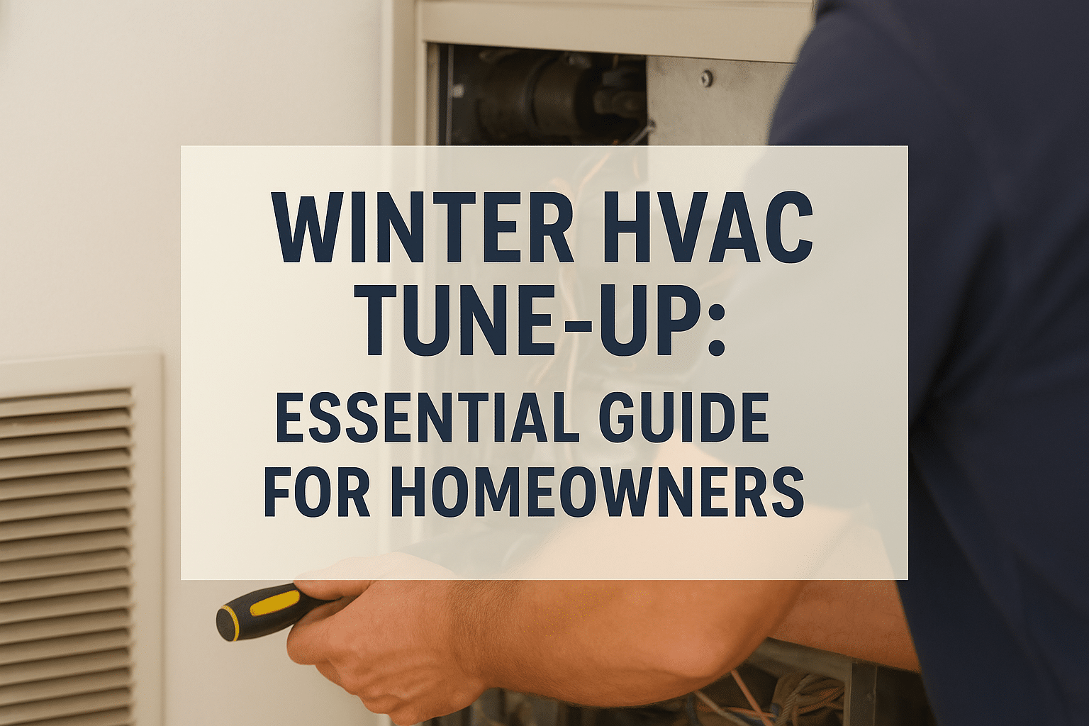 Winter HVAC tune-up
