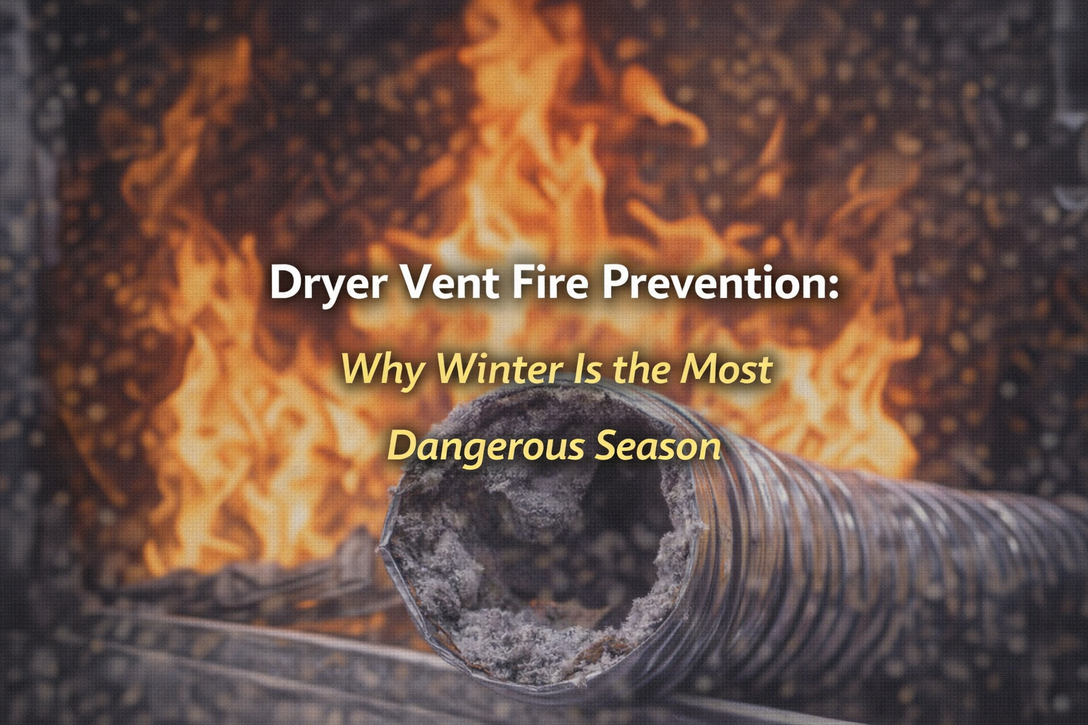 Dryer vent fire prevention