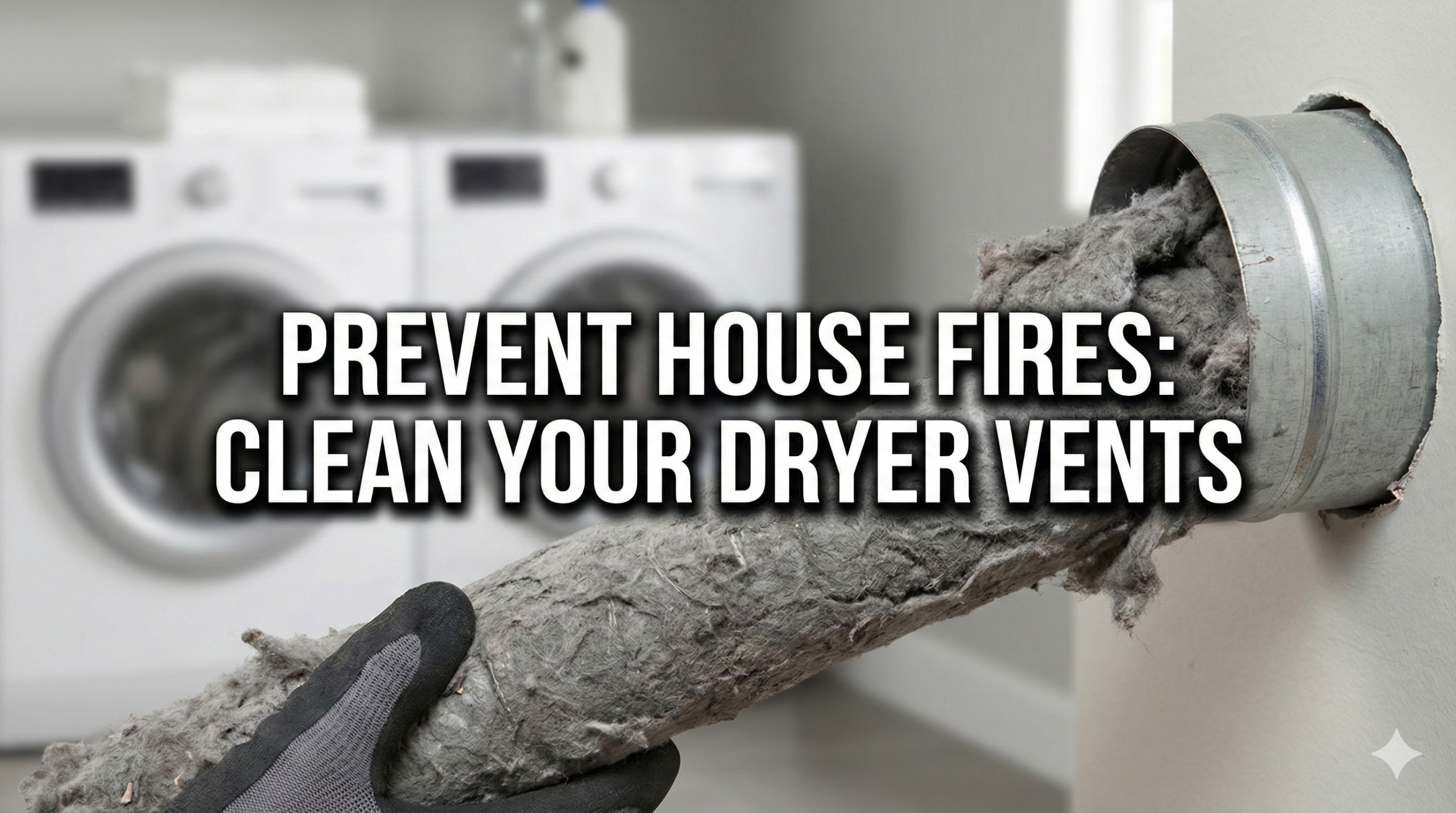 Dryer vent cleaning fire safety