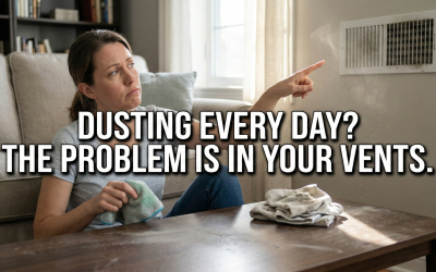 Air Duct Cleaning to Reduce Dust: Stop Cleaning the Same Surfaces