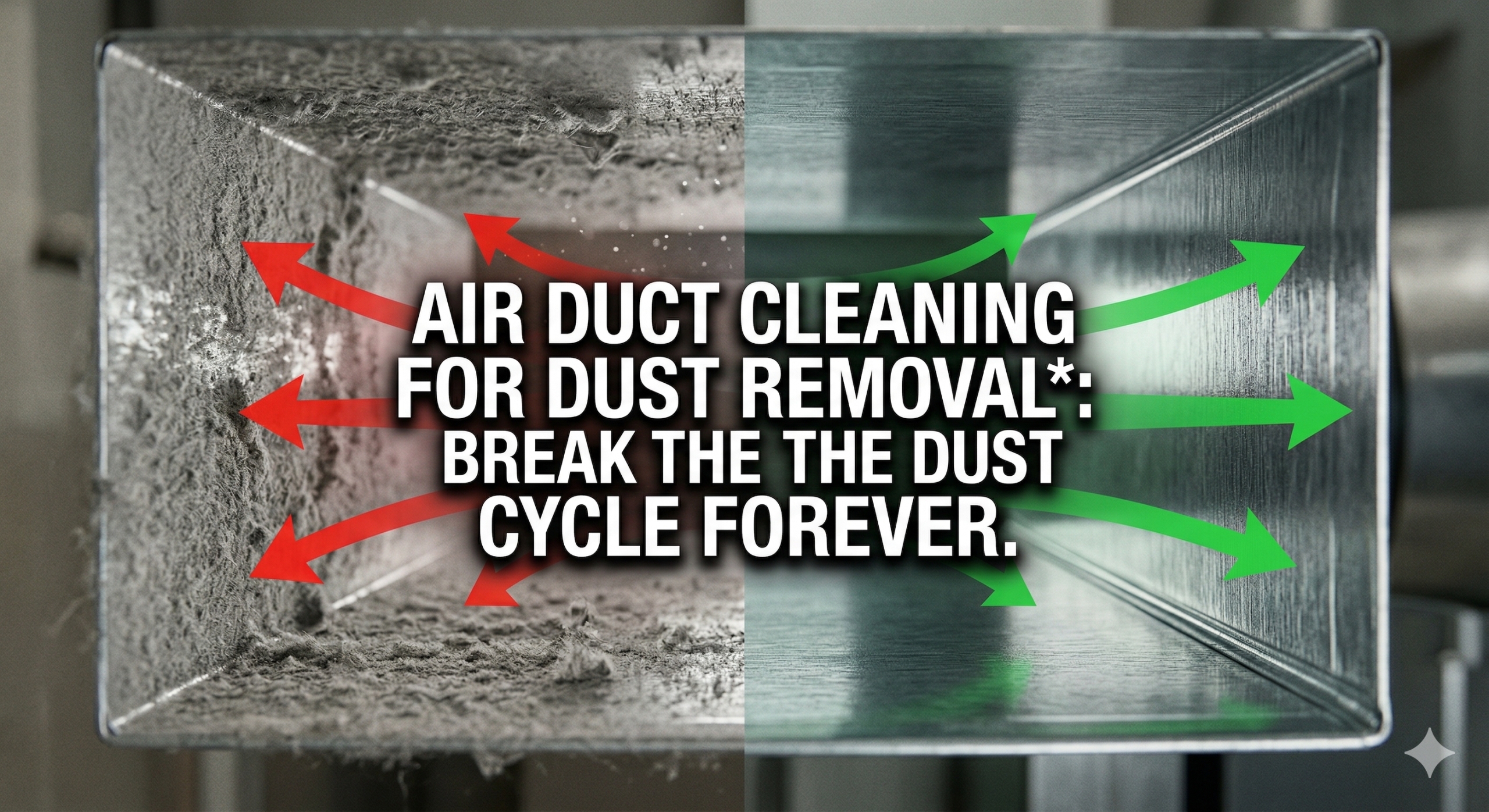 Air Duct Cleaning for Dust Removal