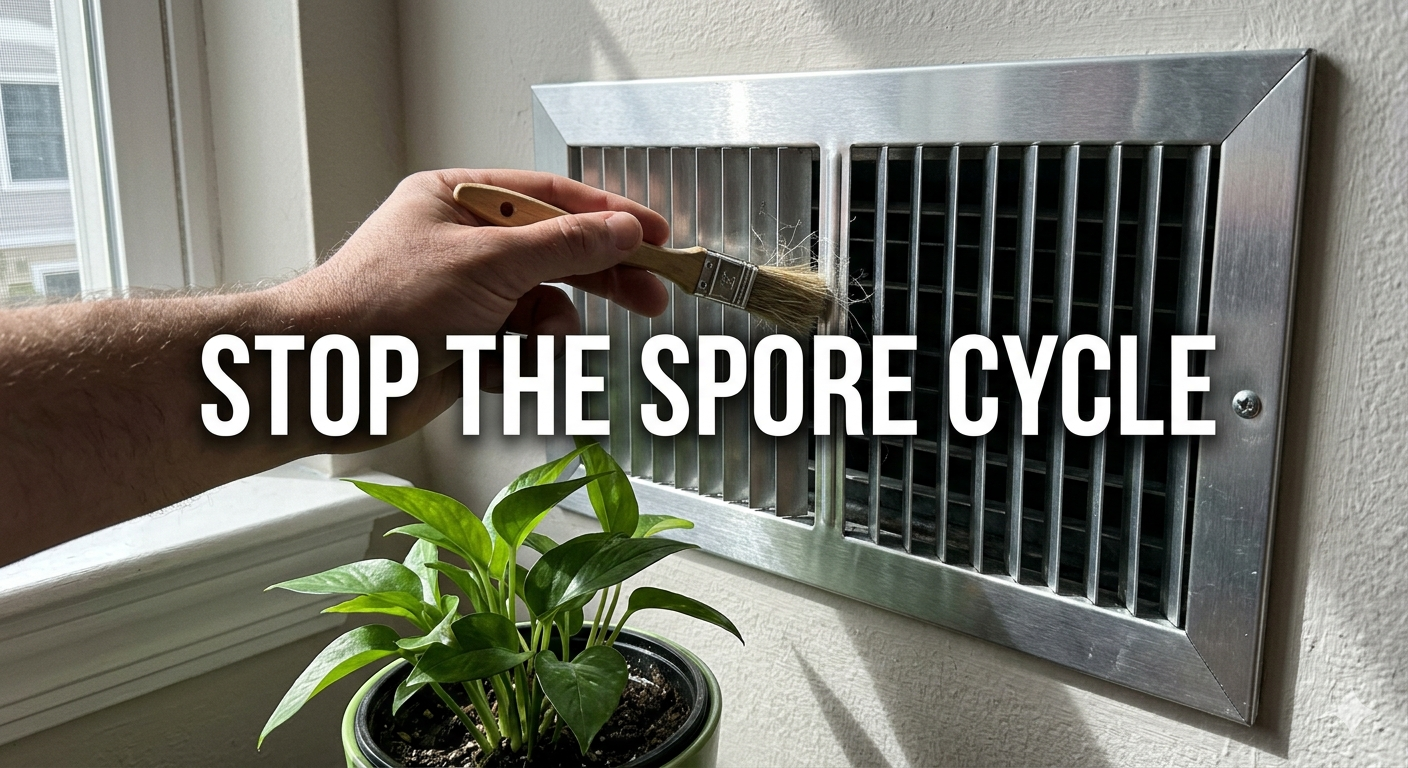 Mold prevention air duct cleaning