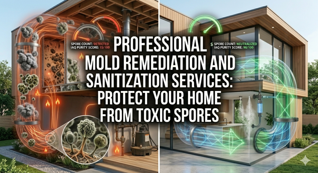Professional Mold Remediation and Sanitization Services