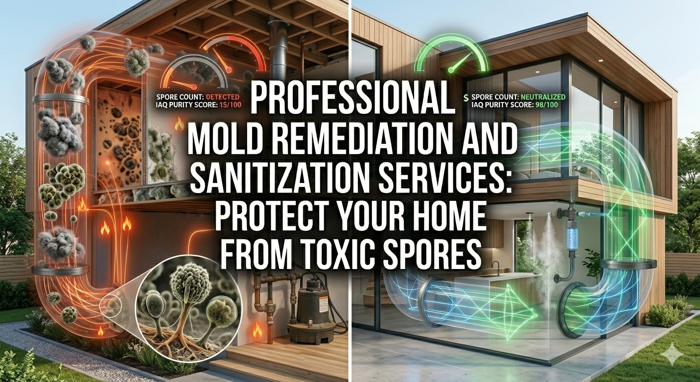 Professional Mold Remediation and Sanitization Services