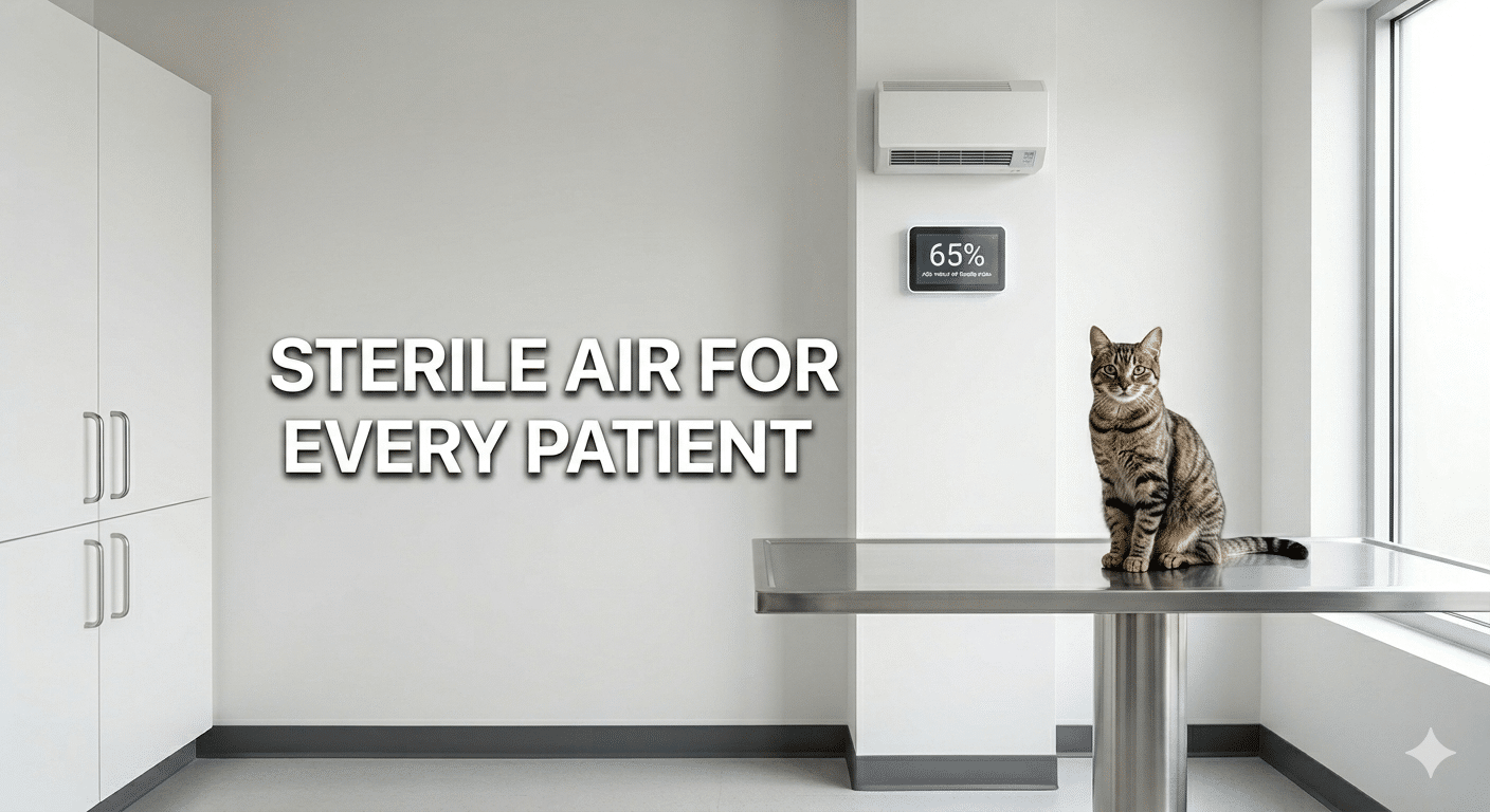 Veterinary clinic air duct cleaning