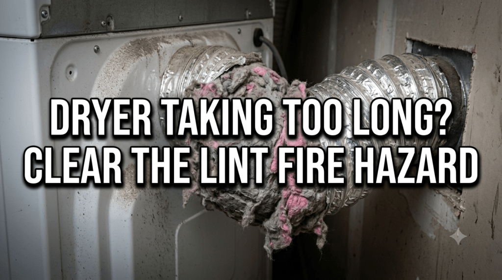 clogged dryer vent symptoms