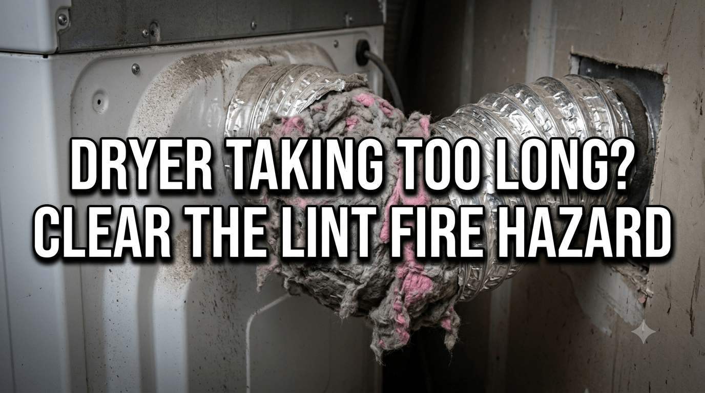 clogged dryer vent symptoms