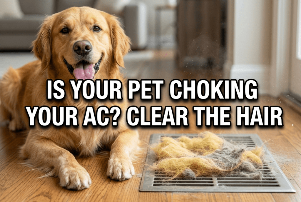 pet hair in air vents