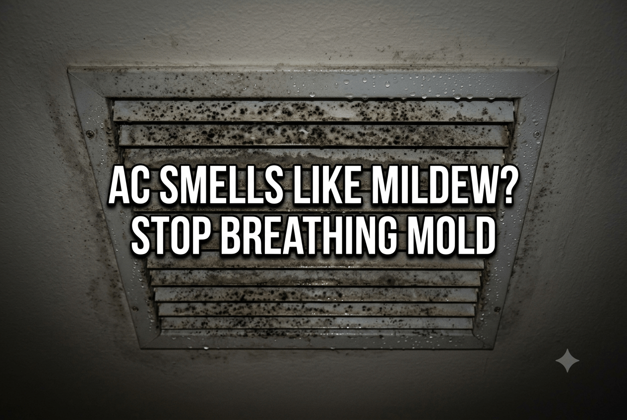 musty smell from ac vents