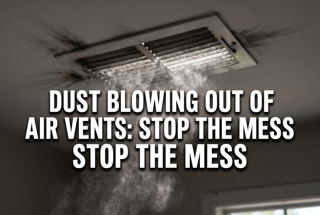 Dust Blowing Out of Air Vents