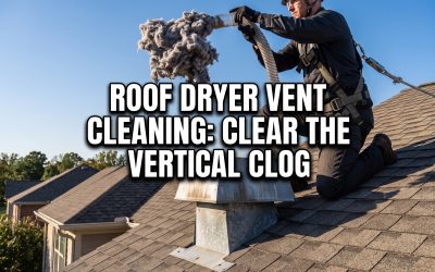 Roof Dryer Vent Cleaning: Why Vertical Exhaust Lines Are Dangerous