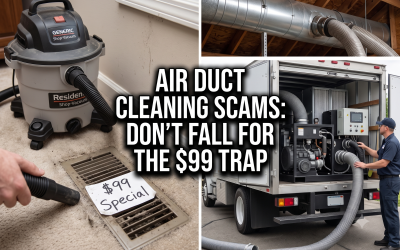 Air Duct Cleaning Scams: How to Spot and Avoid “Blow-and-Go” Companies