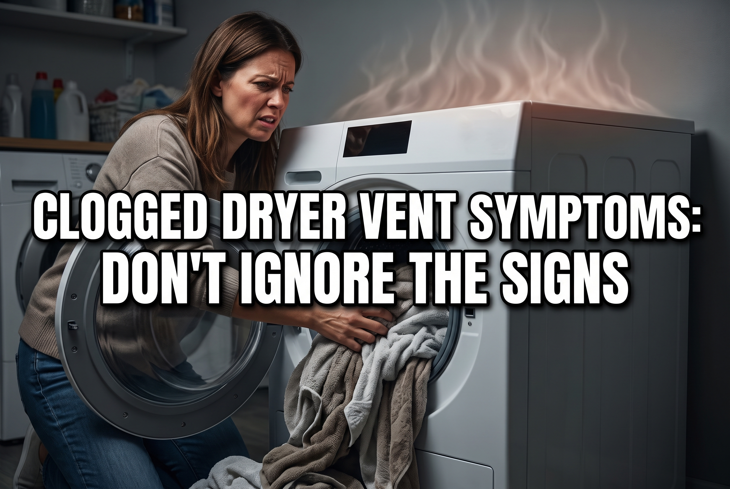 clogged dryer vent symptoms