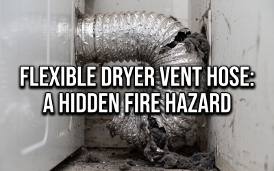 Flexible Dryer Vent Hose: Why This Cheap Material is a Major Fire Hazard