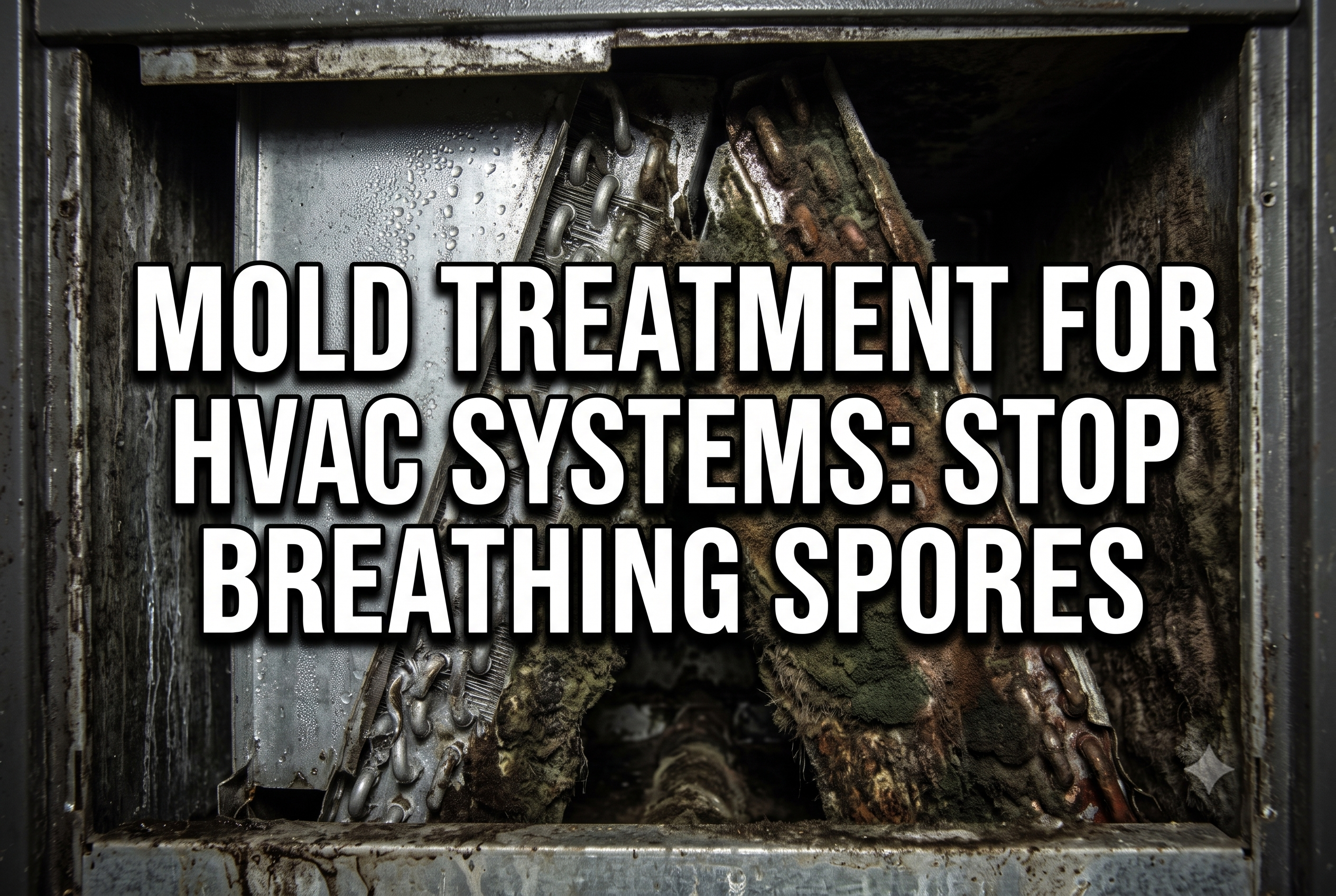 mold treatment for HVAC systems
