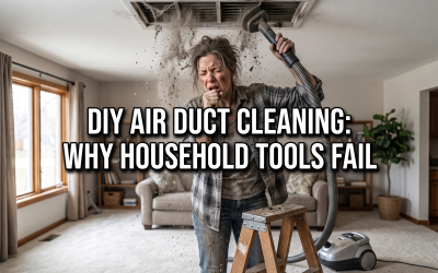 DIY Air Duct Cleaning: Why Household Tools Fail to Sanitize Your HVAC