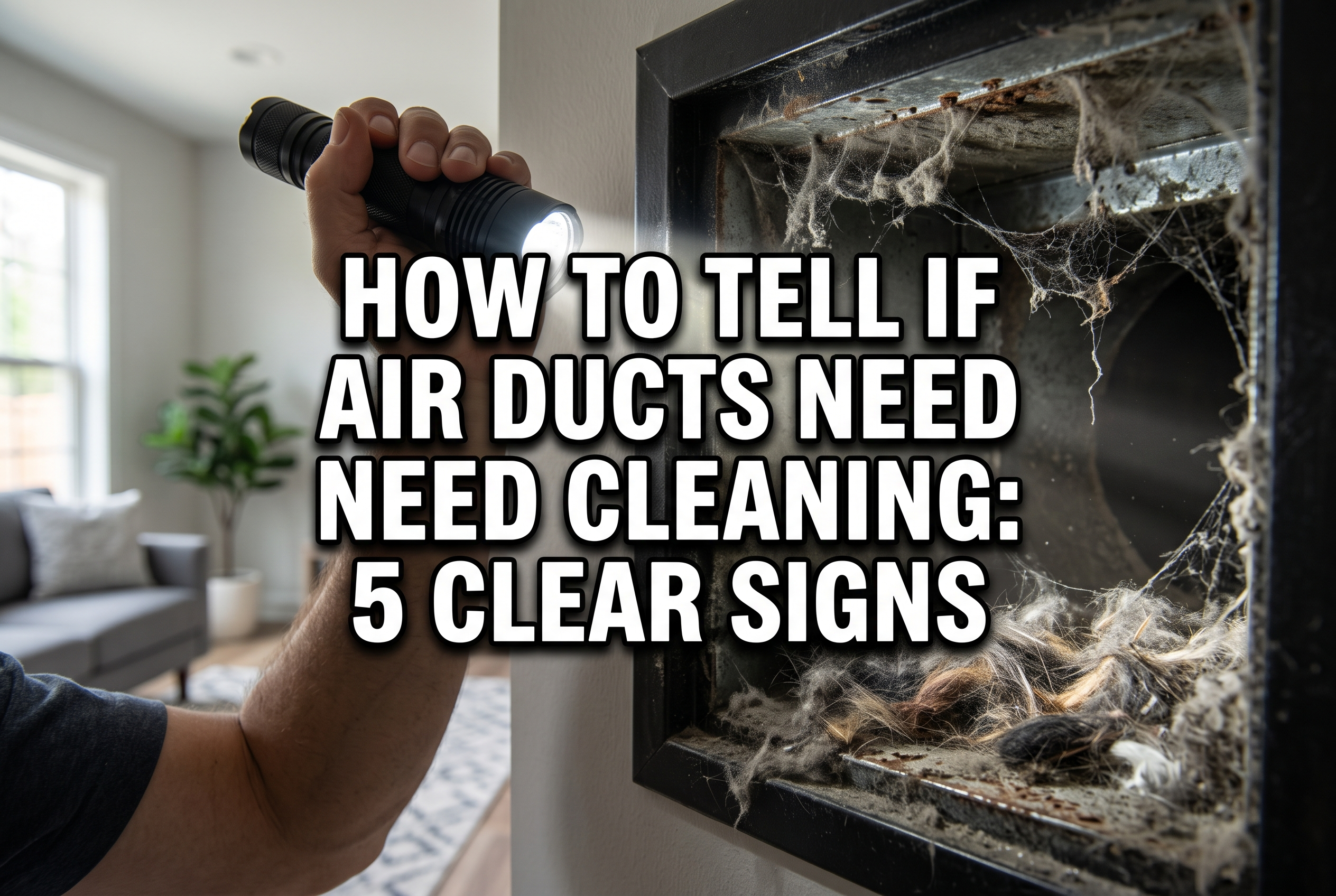 how to tell if air ducts need cleaning