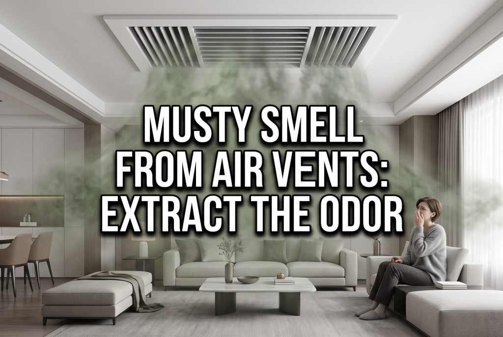 musty smell from air vents