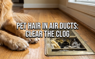 Pet Hair in Air Ducts: How Shedding Destroys HVAC Efficiency