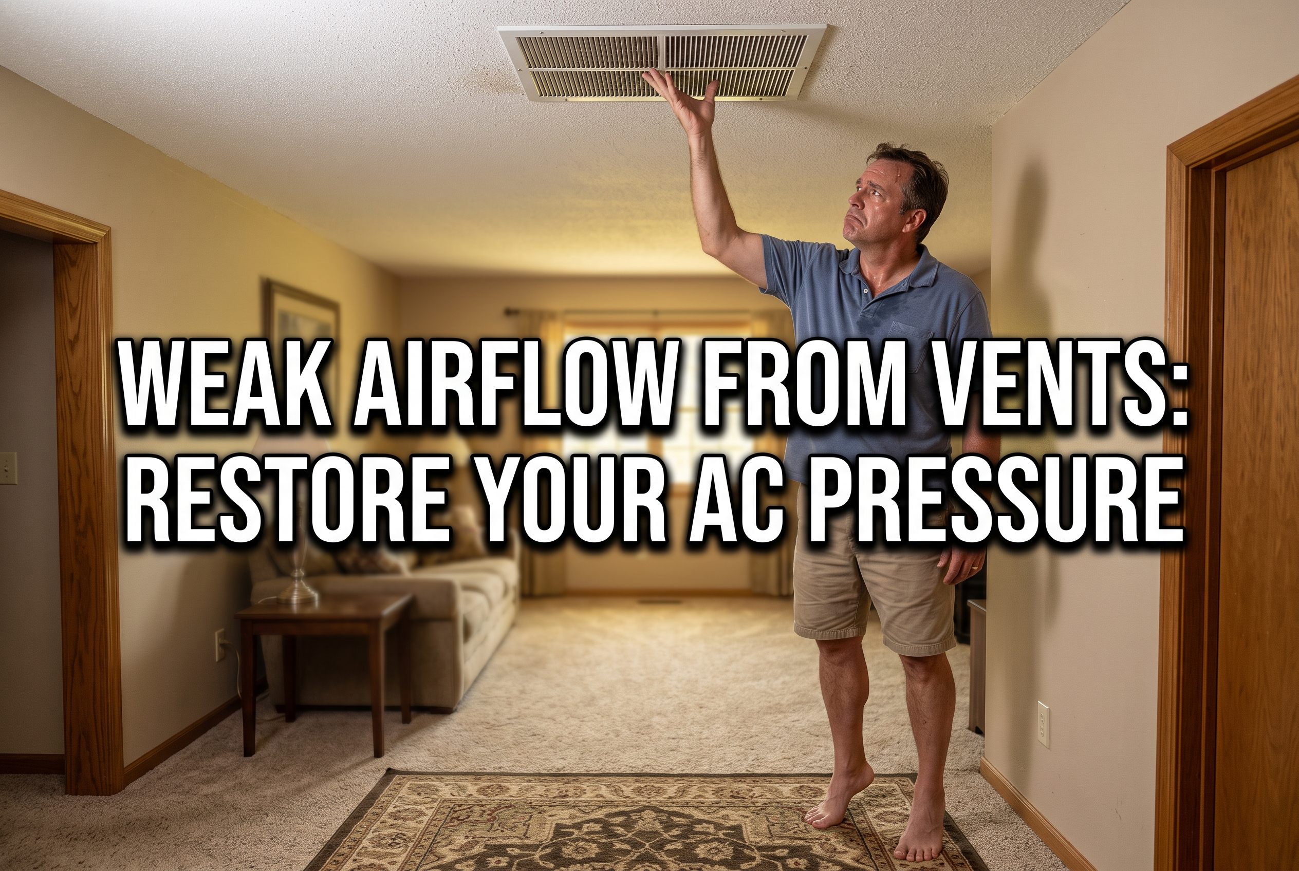 weak airflow from vents